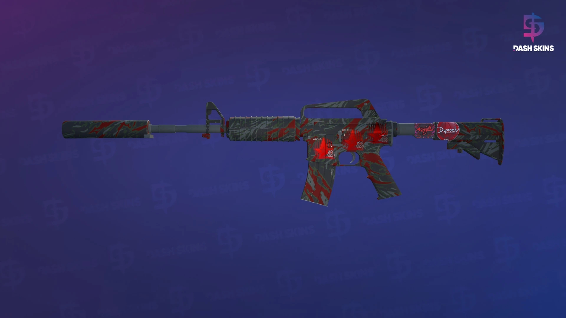 M4A1-S | Blood Tiger (Minimal Wear) Screenshot Playside