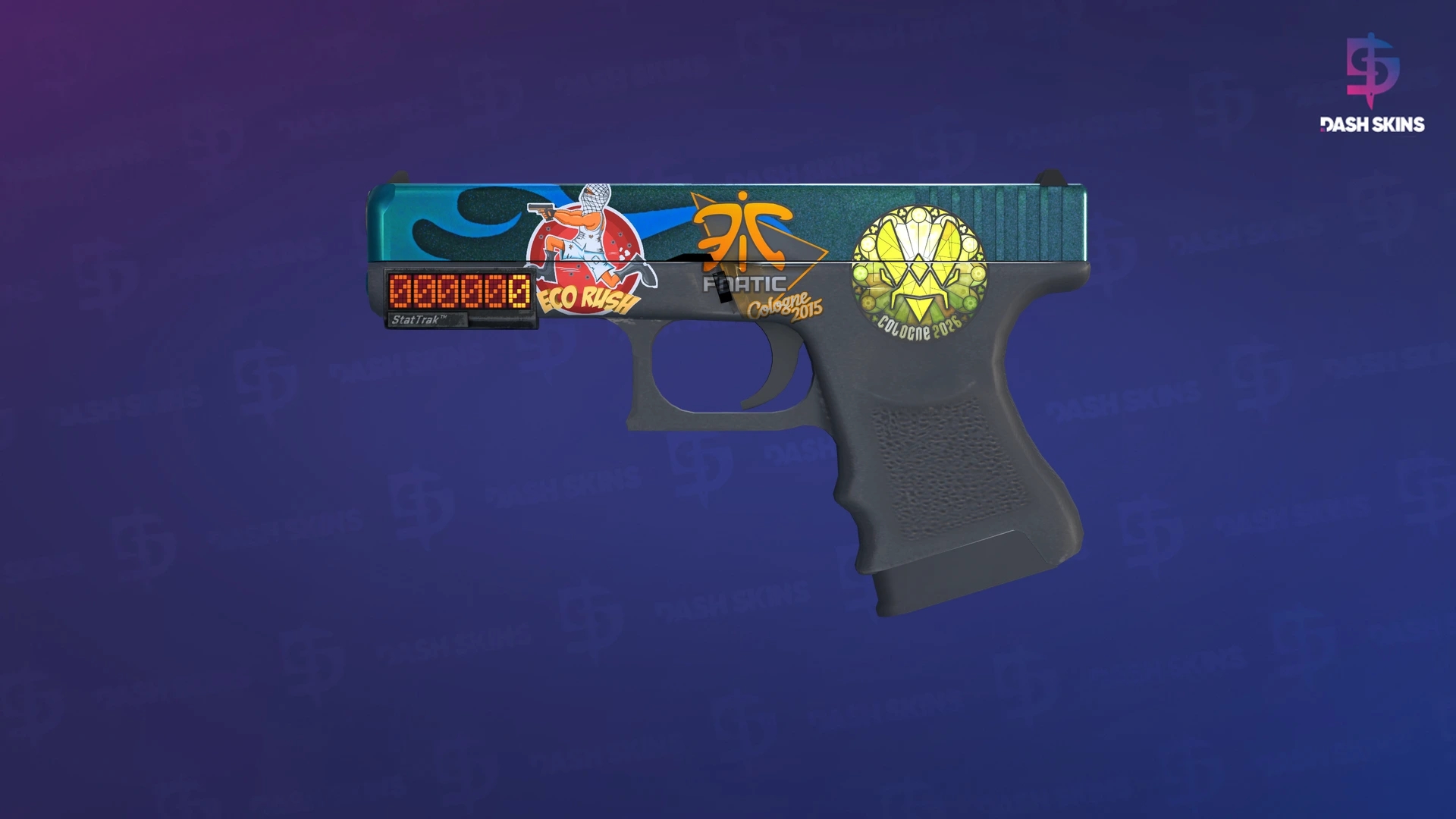 StatTrak™ Glock-18 | Bunsen Burner (Field-Tested) Screenshot Playside