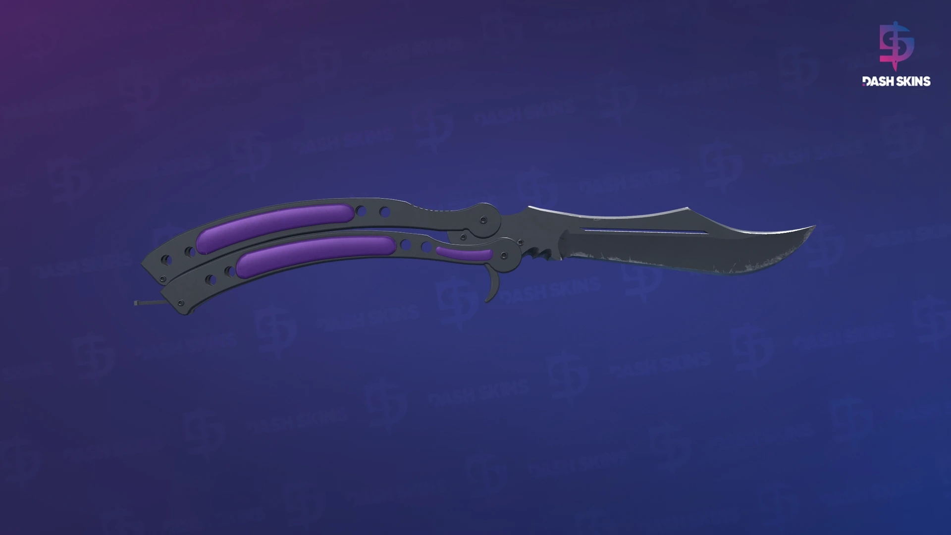 ★ Butterfly Knife | Ultraviolet (Field-Tested) Screenshot Playside
