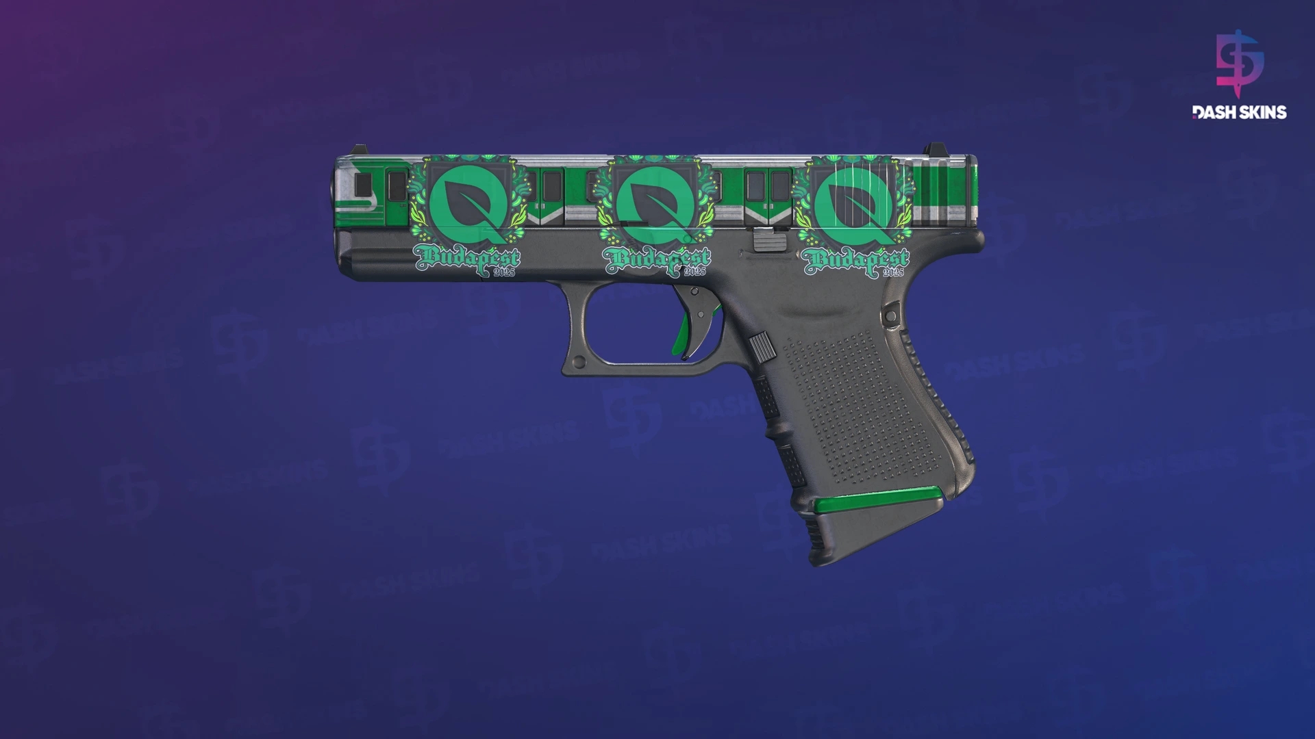 Glock-18 | Green Line (Minimal Wear) Screenshot Playside