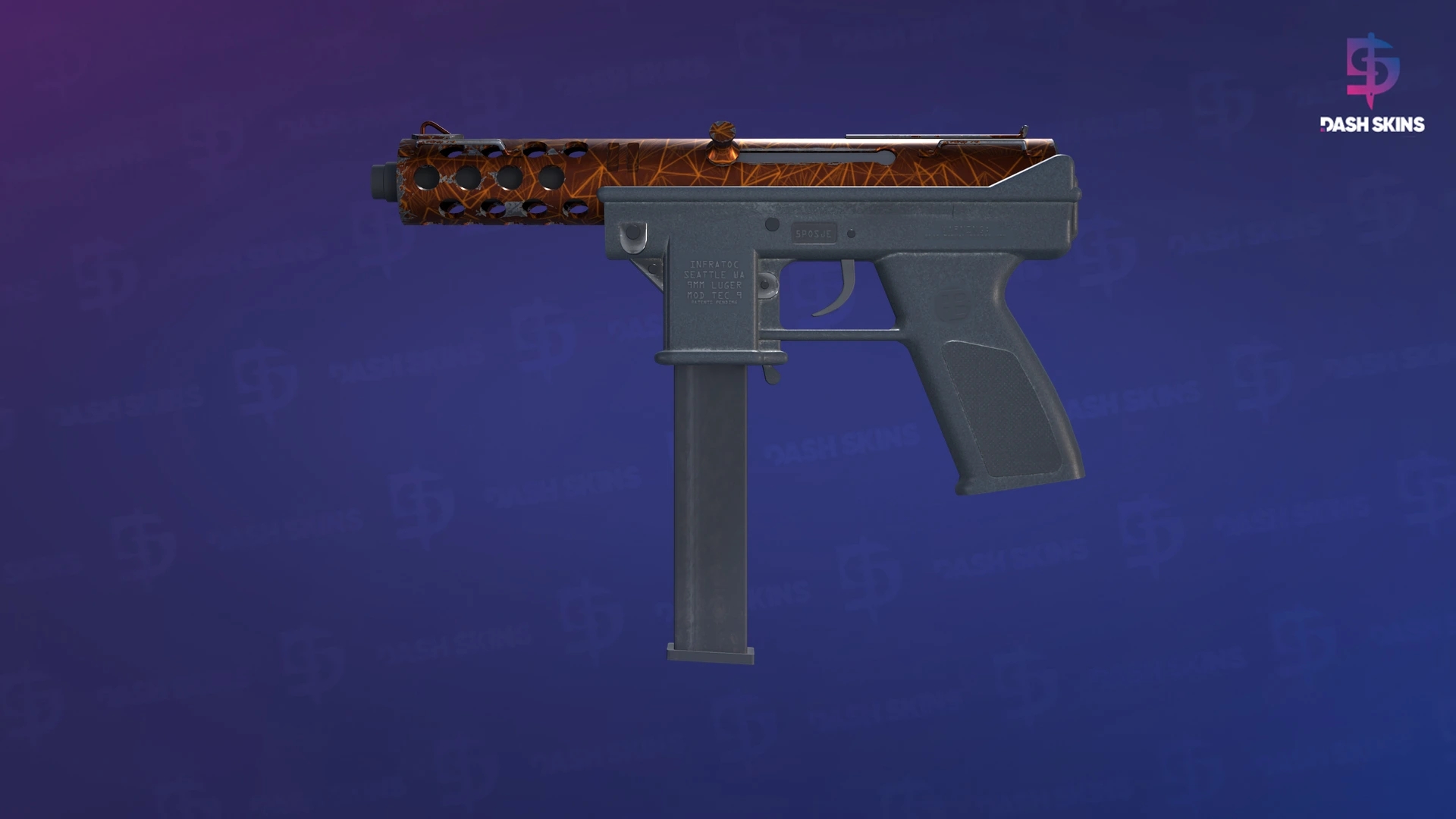 Tec-9 | Red Quartz (Minimal Wear) Screenshot Playside
