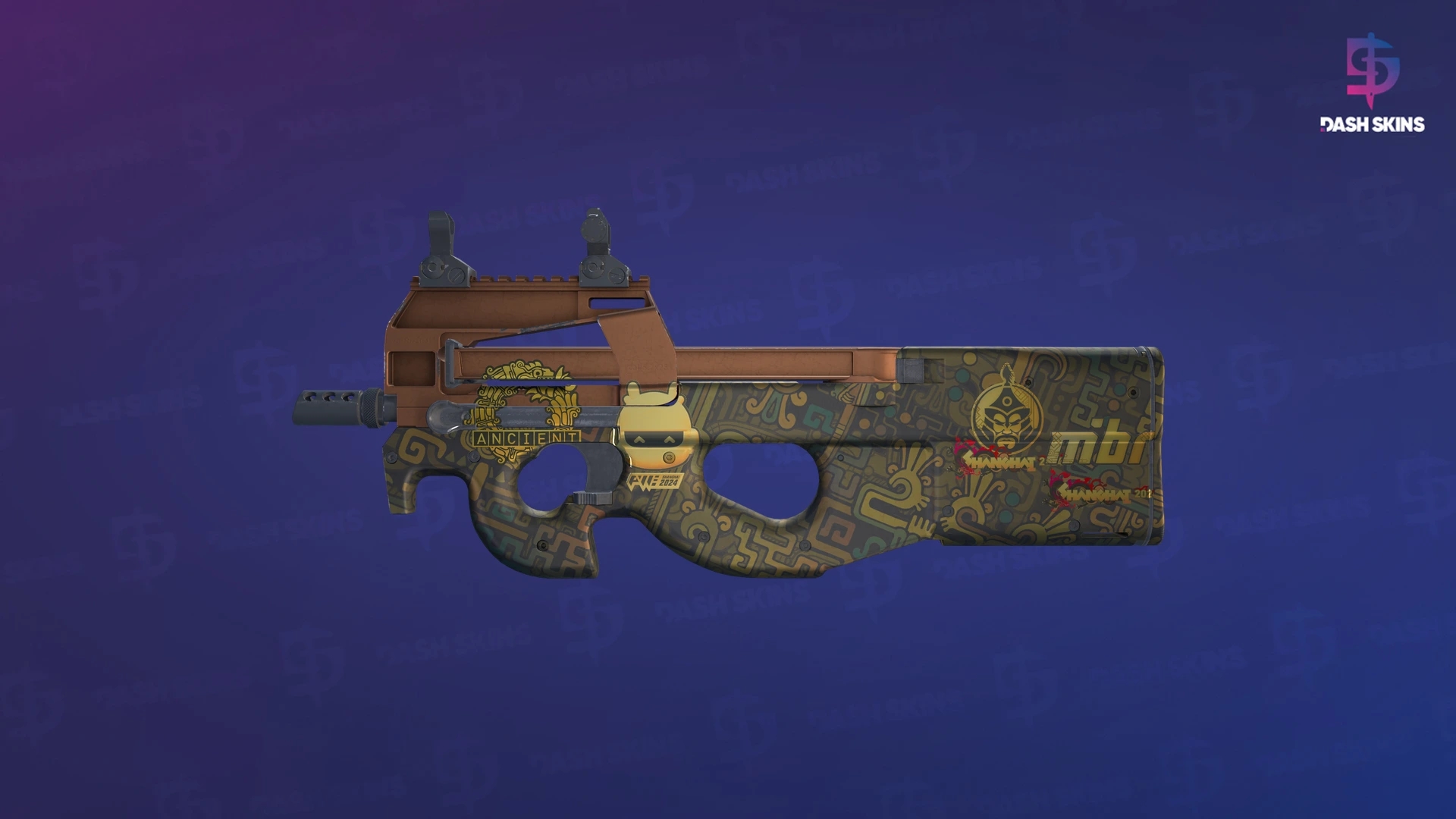 Souvenir P90 | Ancient Earth (Factory New) Screenshot Playside