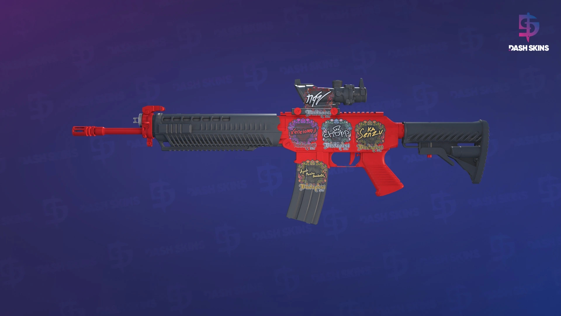 SG 553 | Candy Apple (Factory New) Screenshot Playside