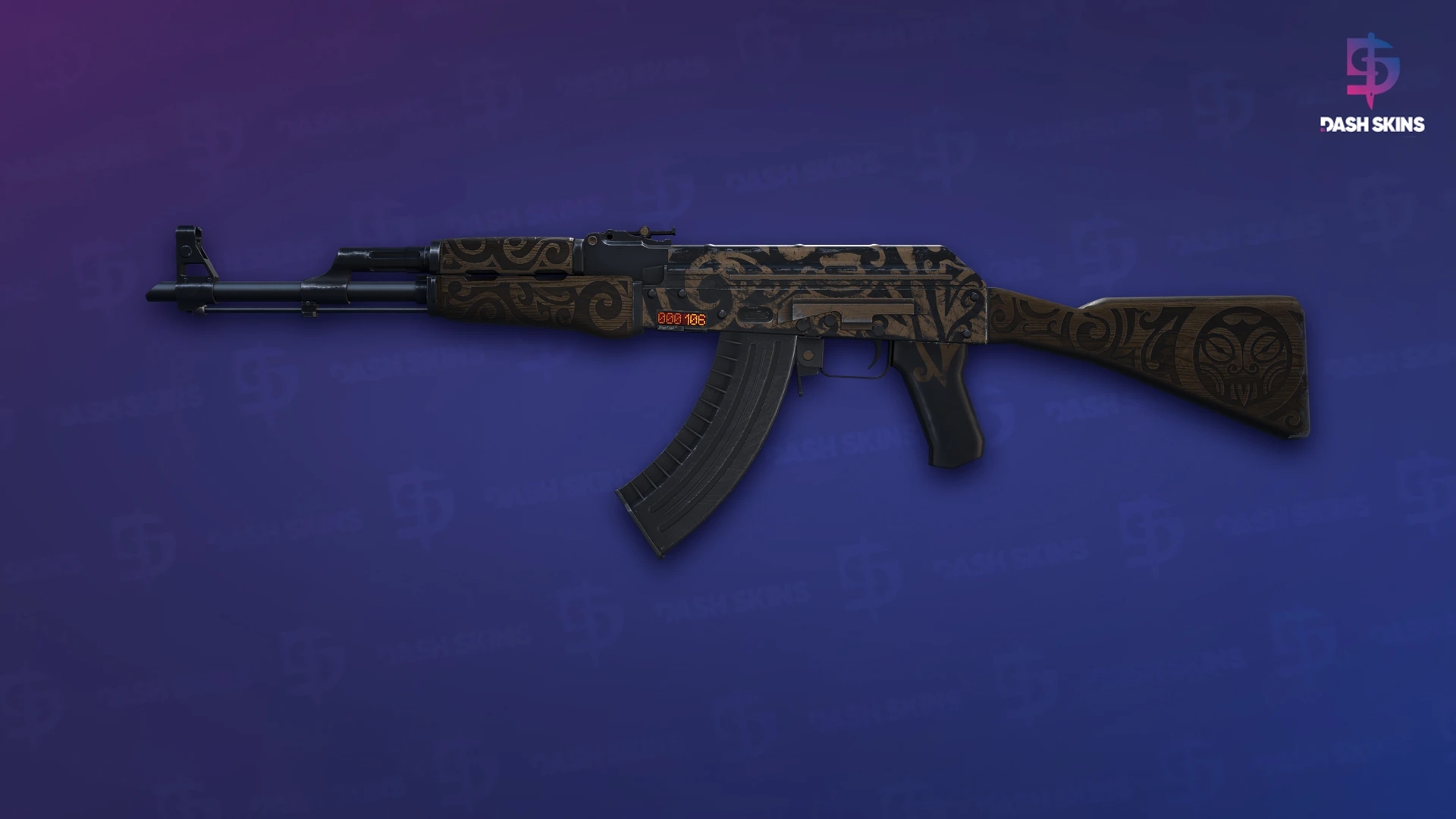 StatTrak™ AK-47 | Uncharted (Field-Tested) Screenshot Playside