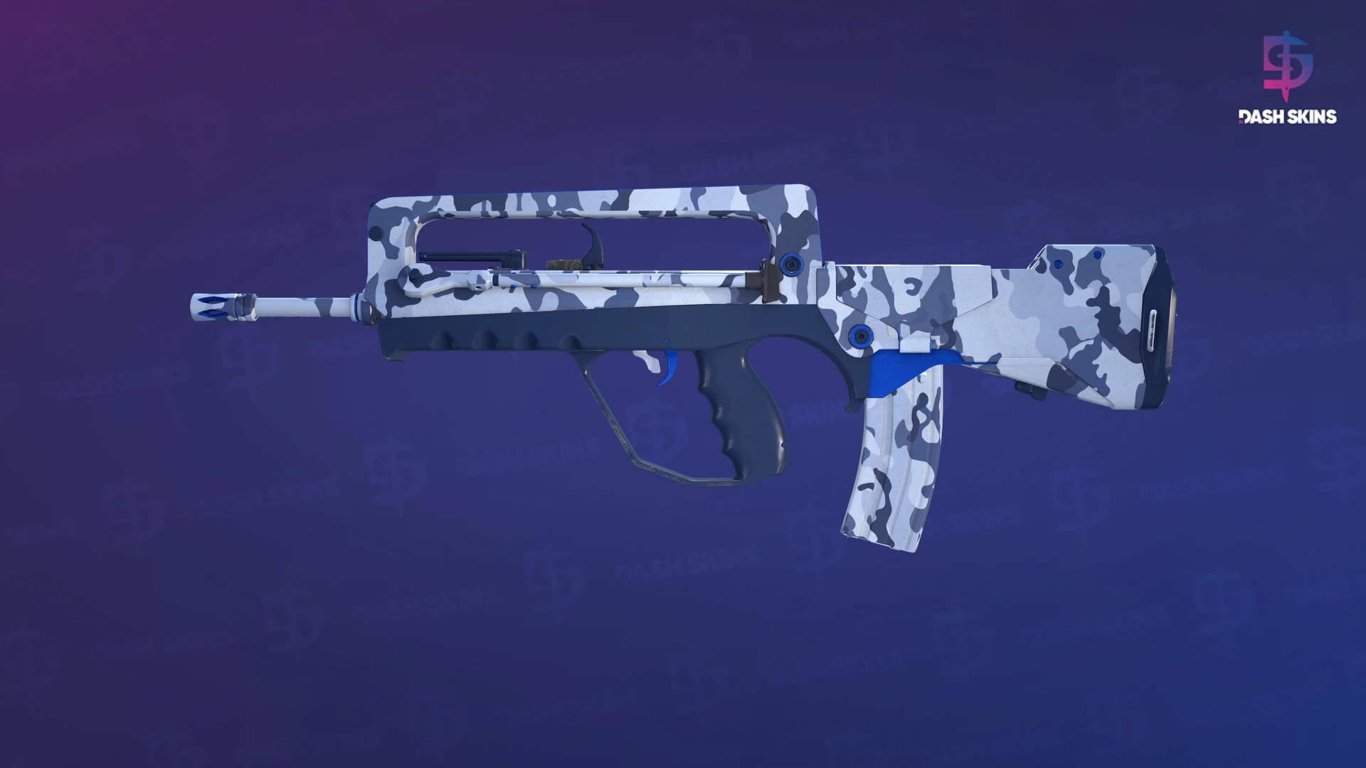 FAMAS | Yeti Camo (Factory New) Screenshot Playside