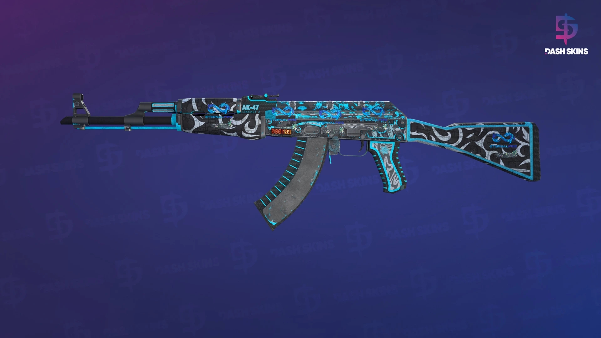 StatTrak™ AK-47 | Frontside Misty (Battle-Scarred) Screenshot Playside