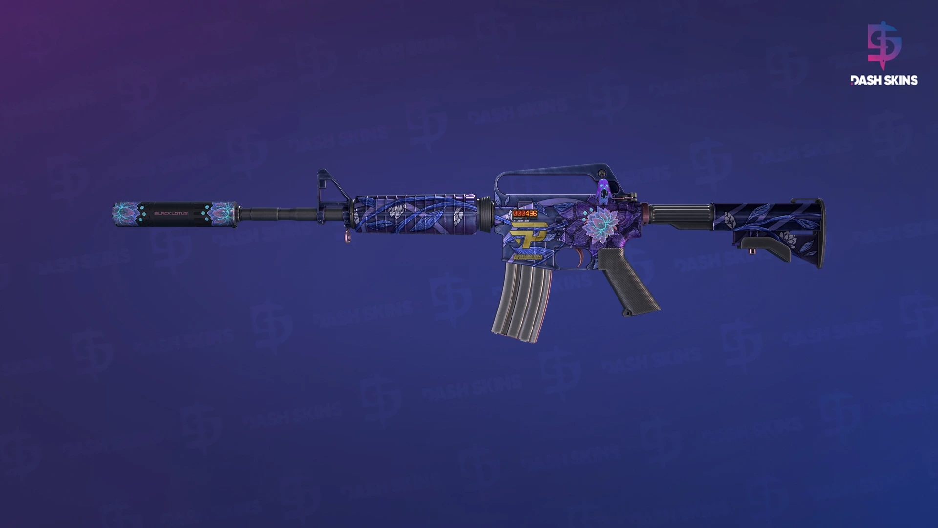 StatTrak™ M4A1-S | Black Lotus (Field-Tested) Screenshot Playside