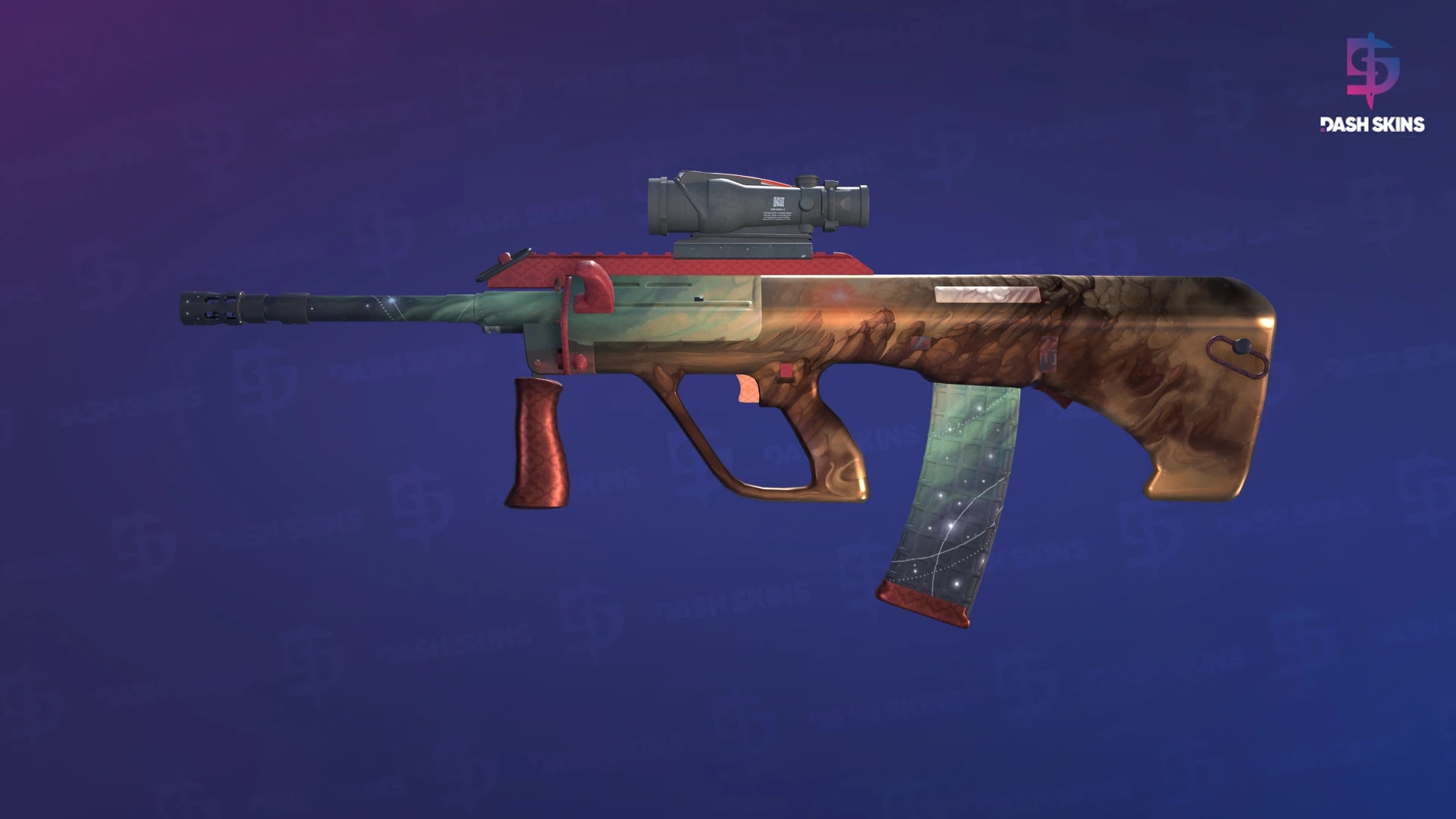 AUG | Sand Storm (Minimal Wear) Screenshot Playside
