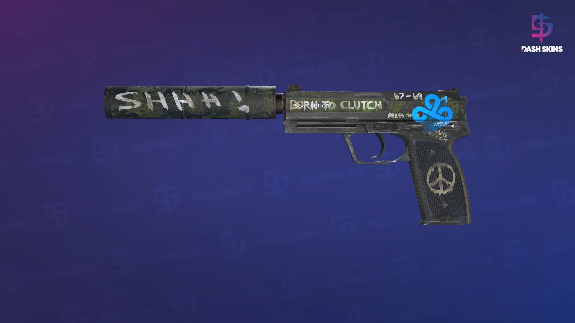 USP-S | Flashback (Well-Worn) Screenshot Playside