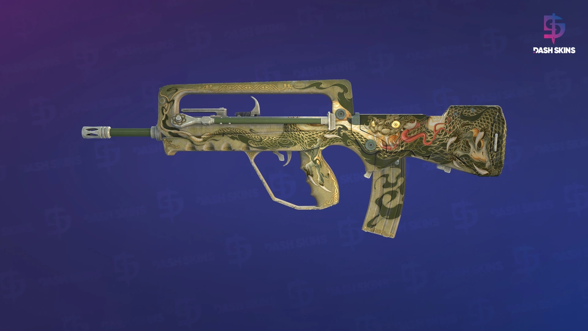FAMAS | Snake Song (Minimal Wear) Screenshot Playside