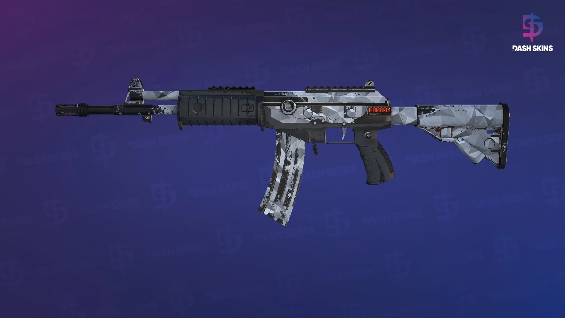 StatTrak™ Galil AR | Shattered (Well-Worn) Screenshot Playside