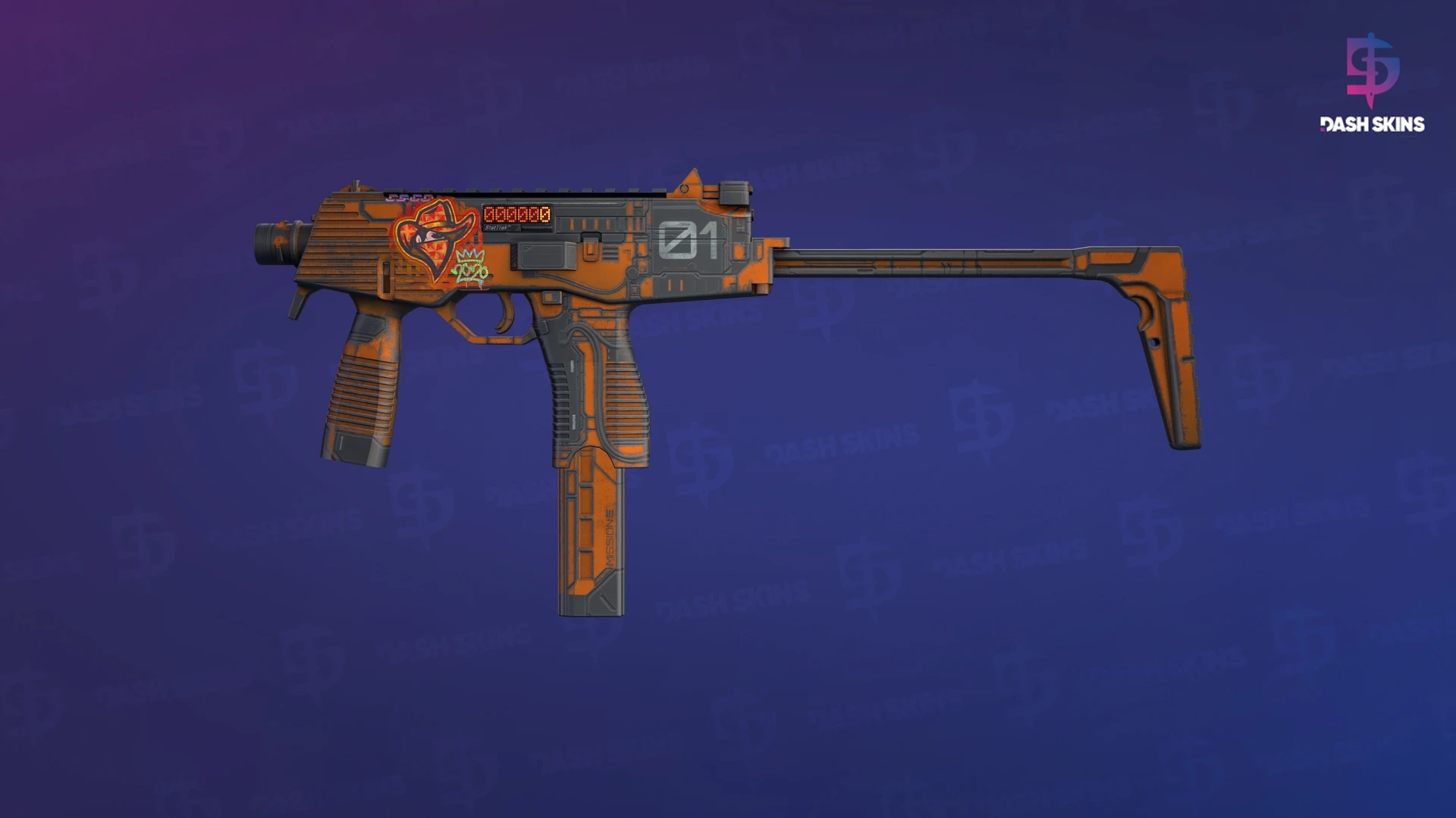 StatTrak™ MP9 | Modest Threat (Minimal Wear) Screenshot Playside
