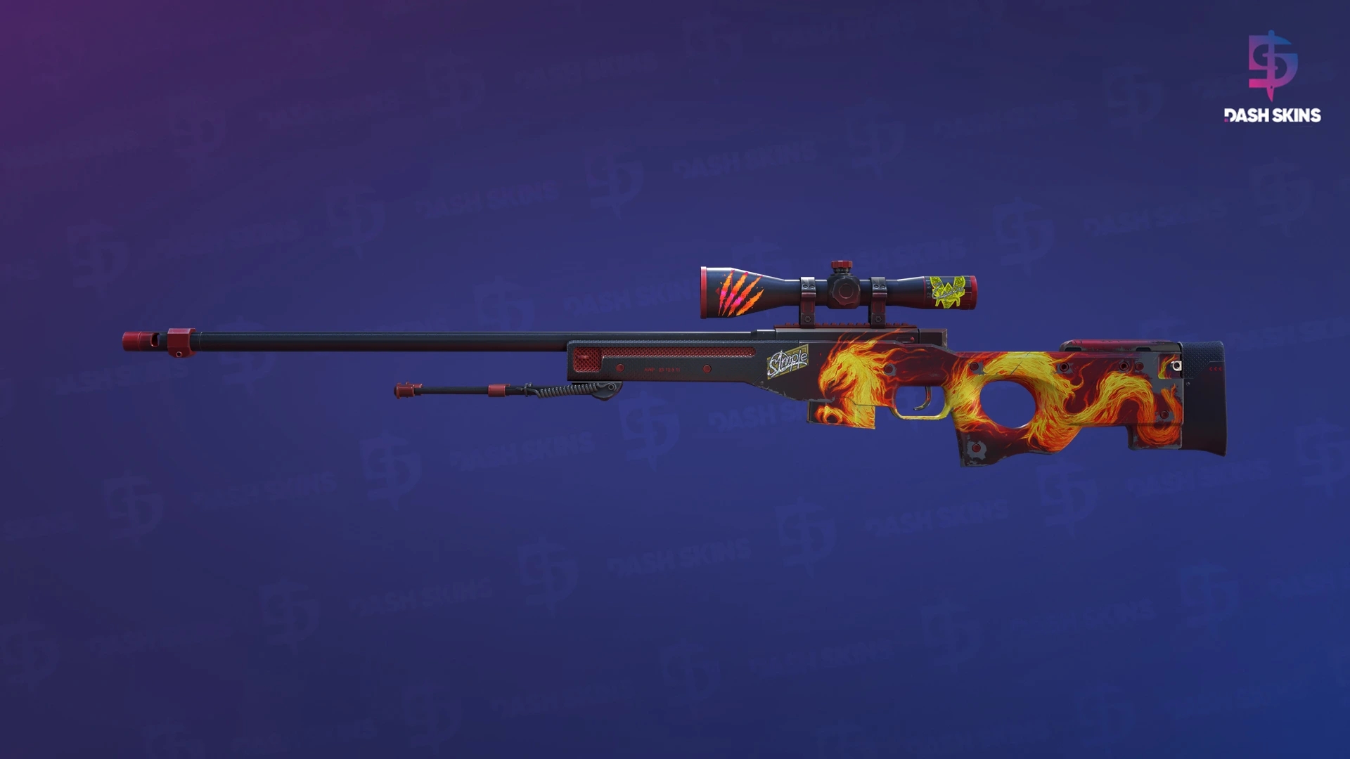 AWP | Wildfire (Field-Tested) Screenshot Playside
