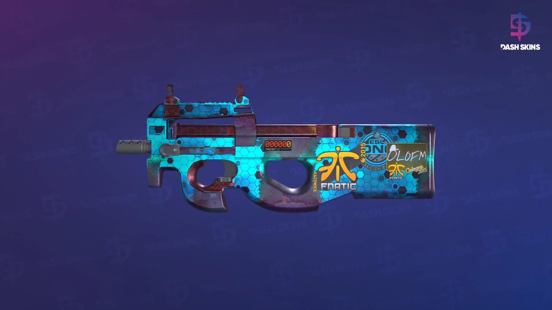 StatTrak™ P90 | Module (Minimal Wear) Screenshot Playside