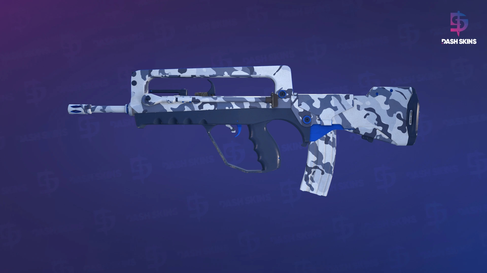 FAMAS | Yeti Camo (Minimal Wear) Screenshot Playside