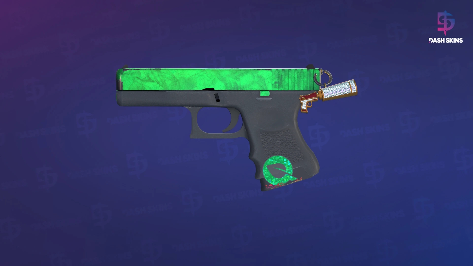 Glock-18 | Gamma Doppler (Field-Tested) - Emerald Screenshot Playside