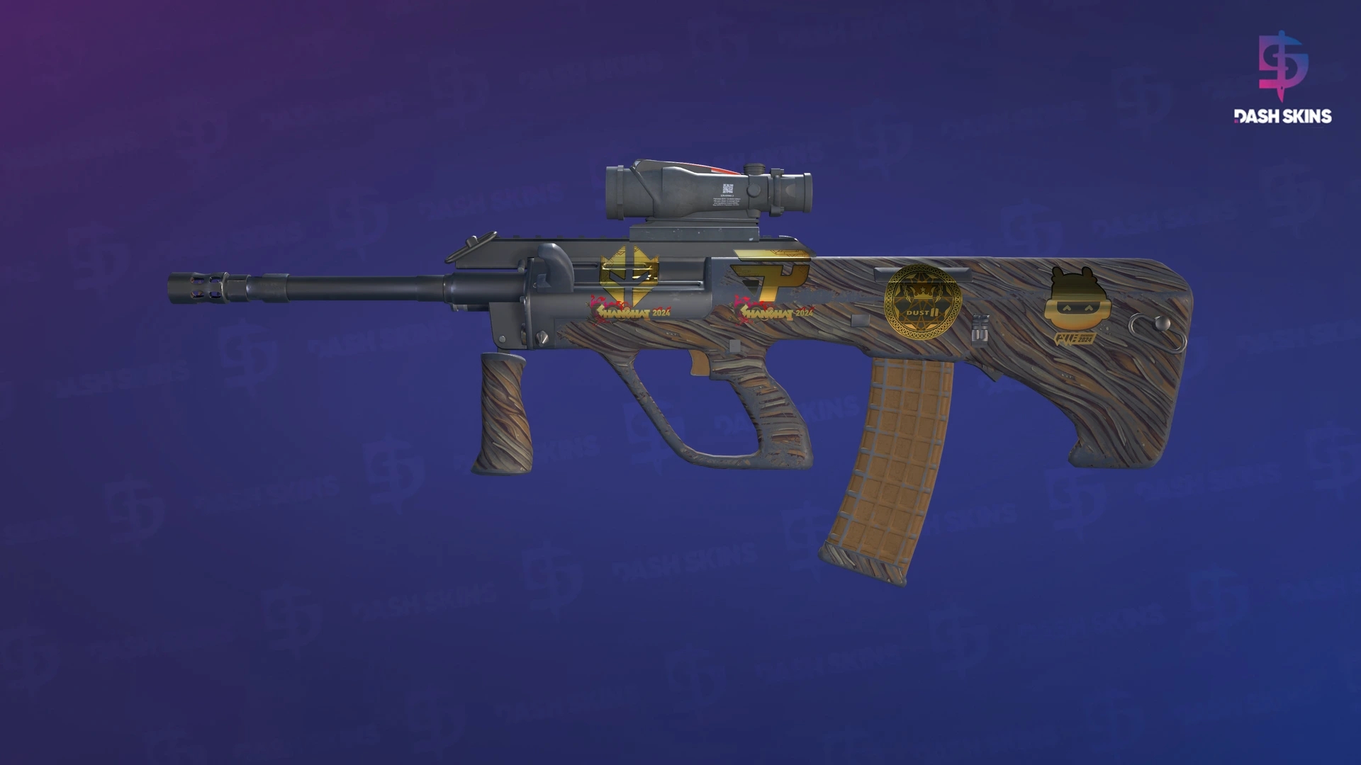 Souvenir AUG | Spalted Wood (Field-Tested) Screenshot Playside