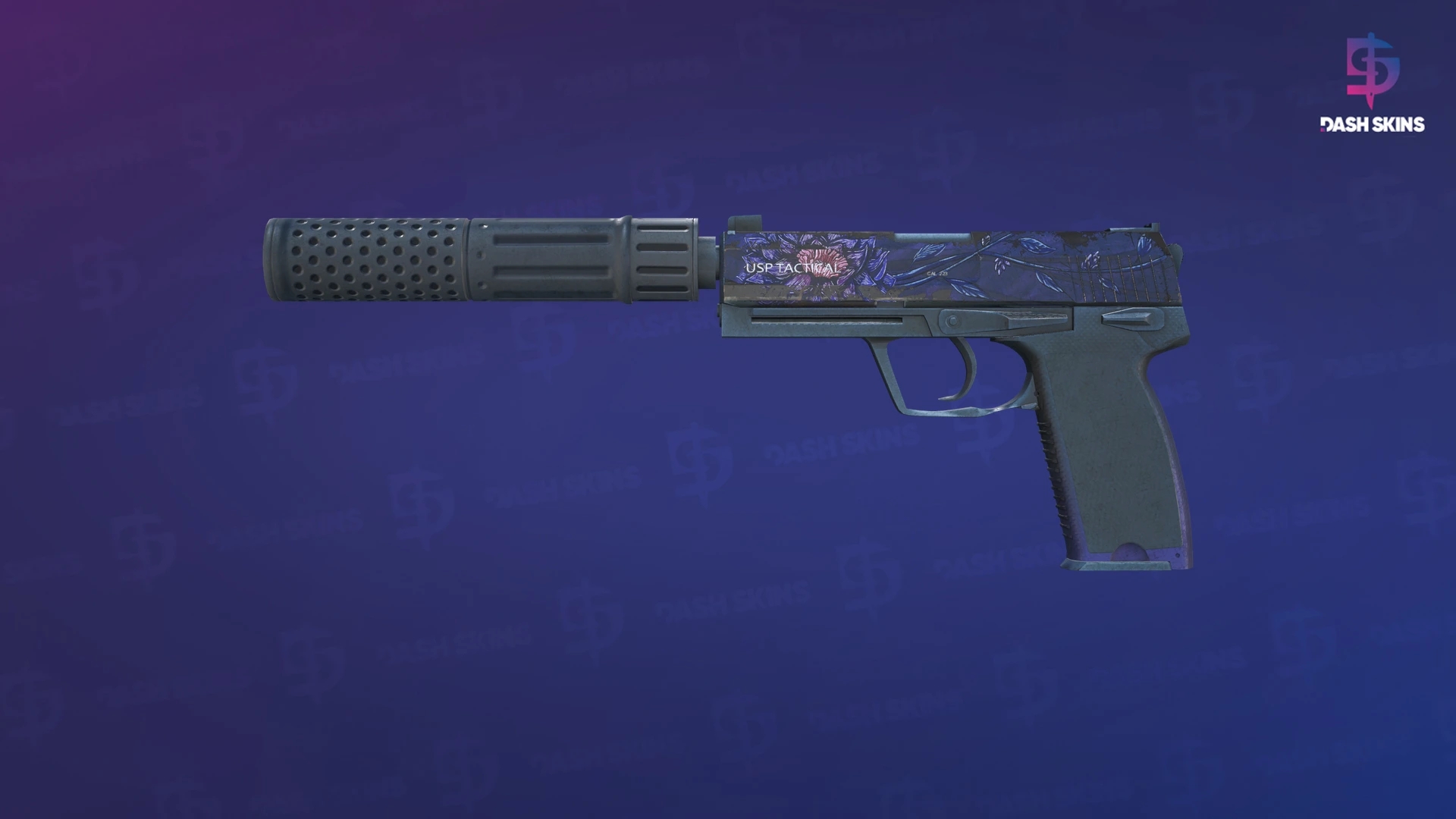 USP-S | Black Lotus (Battle-Scarred) Screenshot Playside