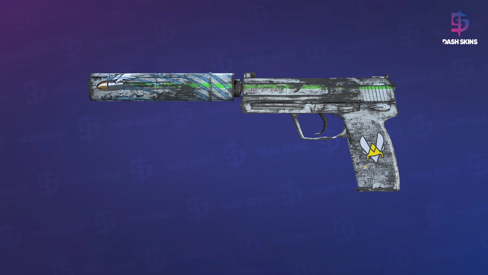 USP-S | Road Rash (Battle-Scarred) Screenshot Playside