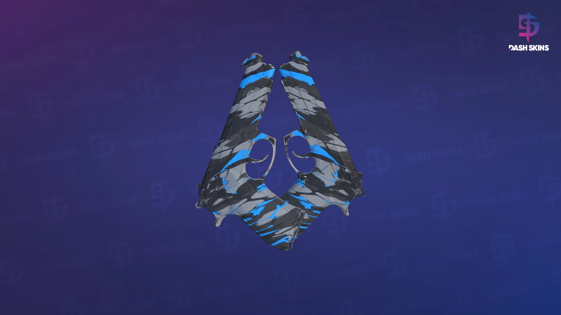 Dual Berettas | Shred (Minimal Wear) Screenshot Playside