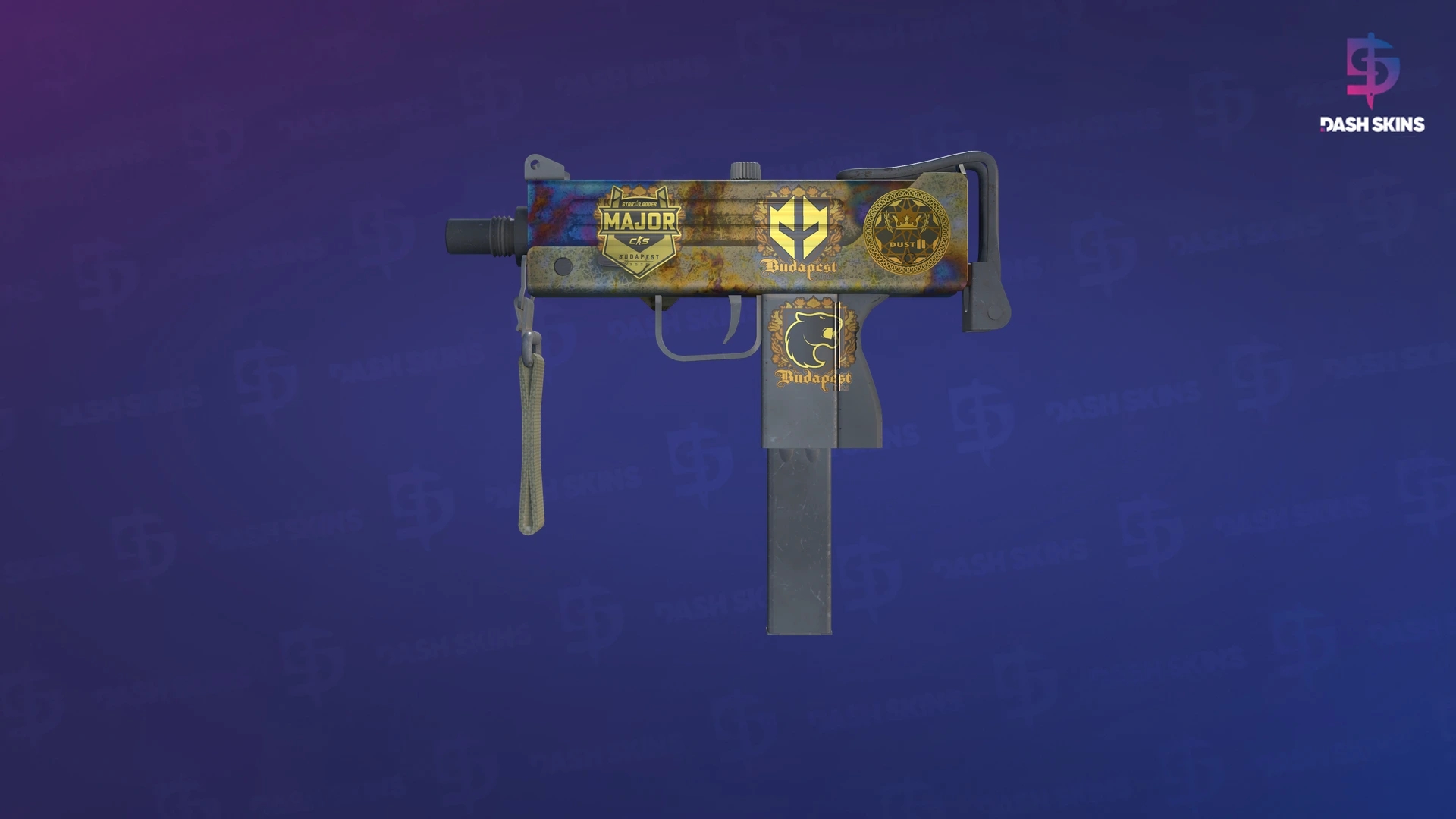 Souvenir MAC-10 | Case Hardened (Battle-Scarred) Screenshot Playside