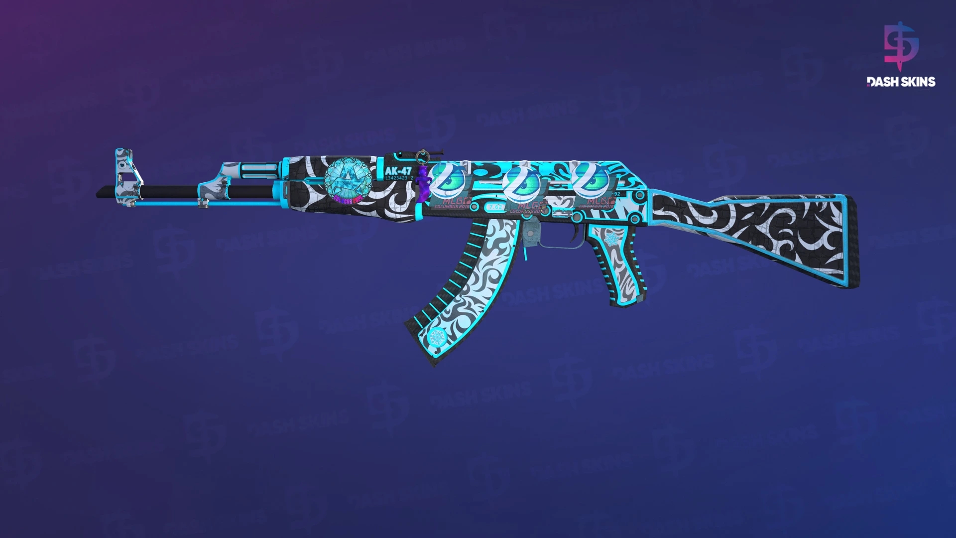 AK-47 | Frontside Misty (Minimal Wear) Screenshot Playside