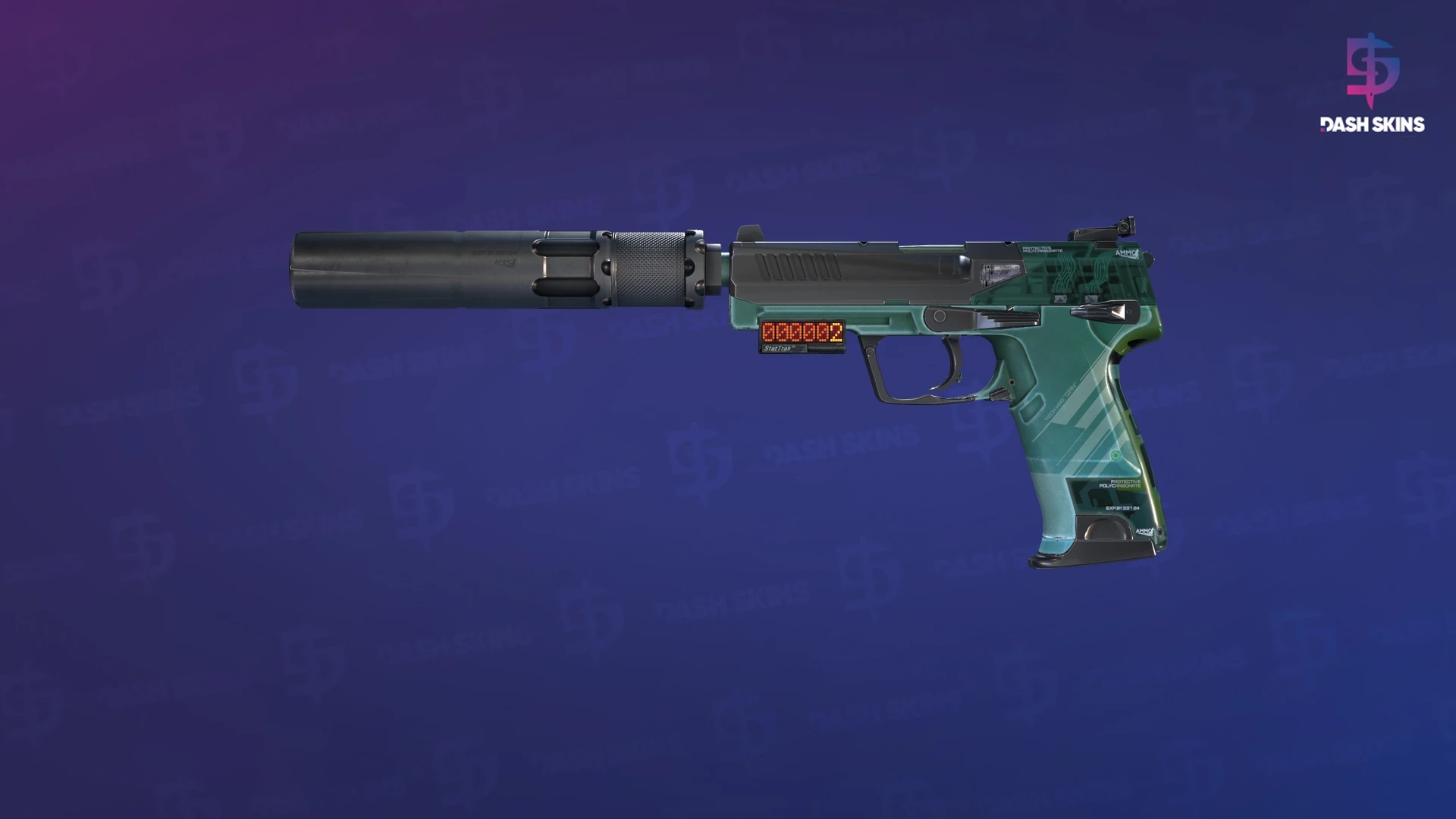 StatTrak™ USP-S | PC-GRN (Minimal Wear) Screenshot Playside