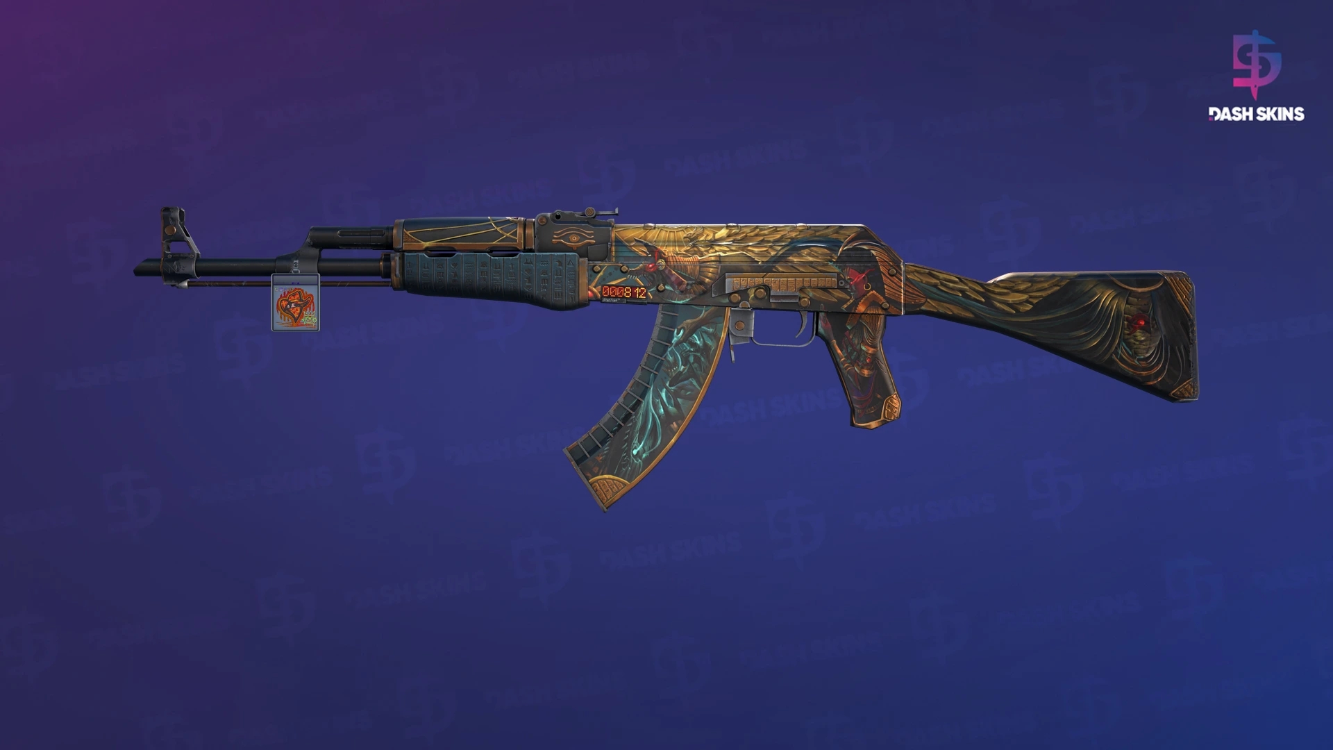 StatTrak™ AK-47 | Legion of Anubis (Field-Tested) Screenshot Playside