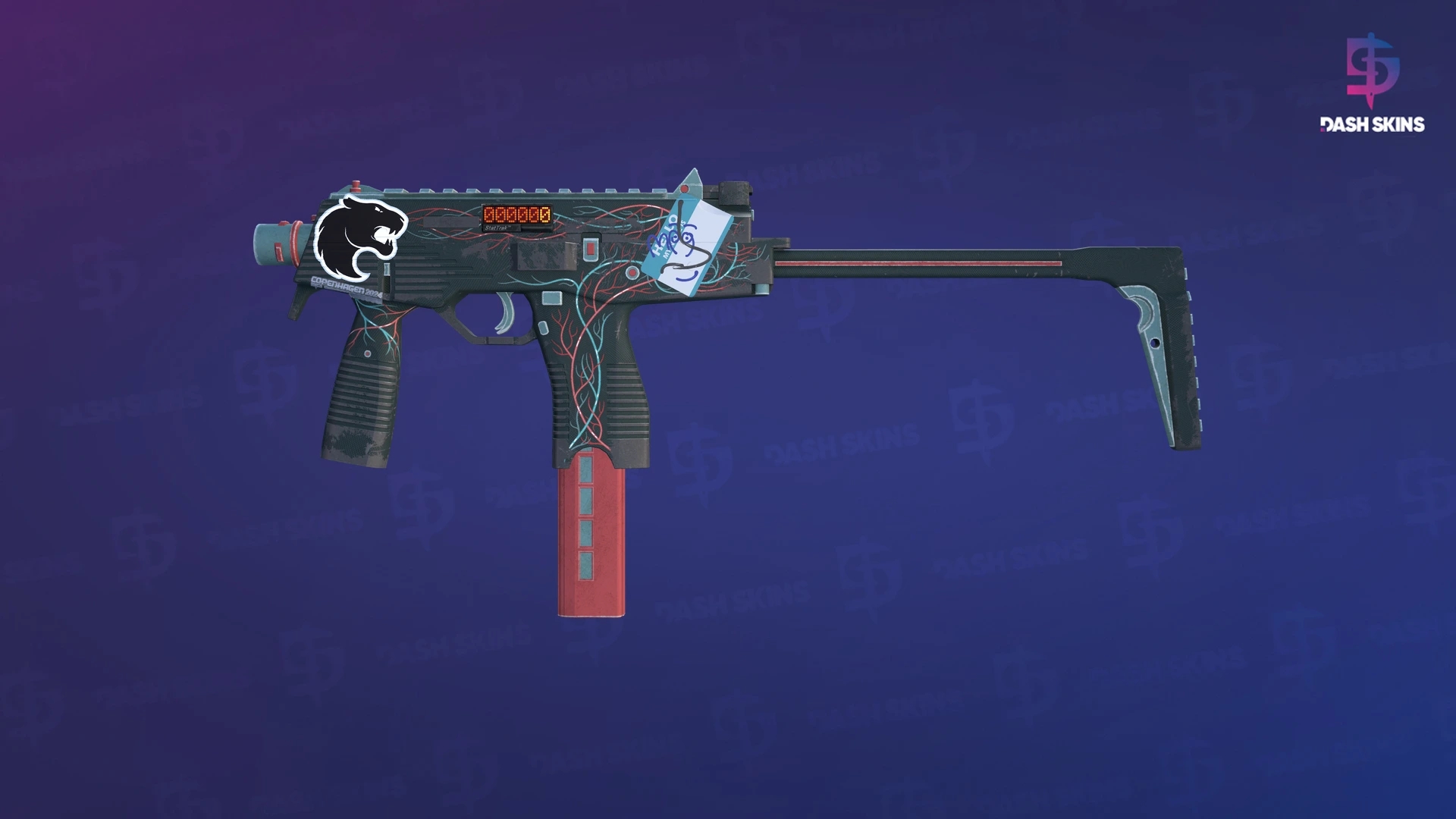 StatTrak™ MP9 | Capillary (Battle-Scarred) Screenshot Playside