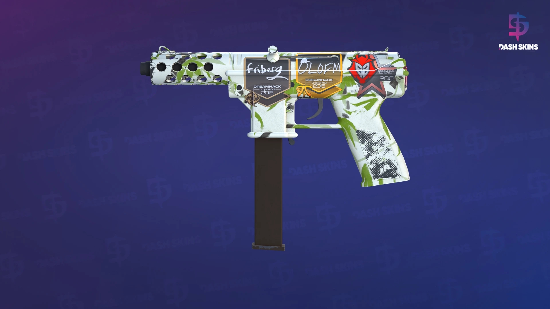 Tec-9 | Bamboo Forest (Minimal Wear) Screenshot Playside