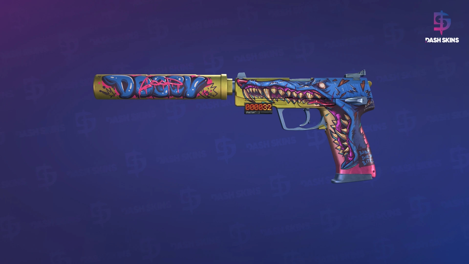 StatTrak™ USP-S | Jawbreaker (Minimal Wear) Screenshot Playside