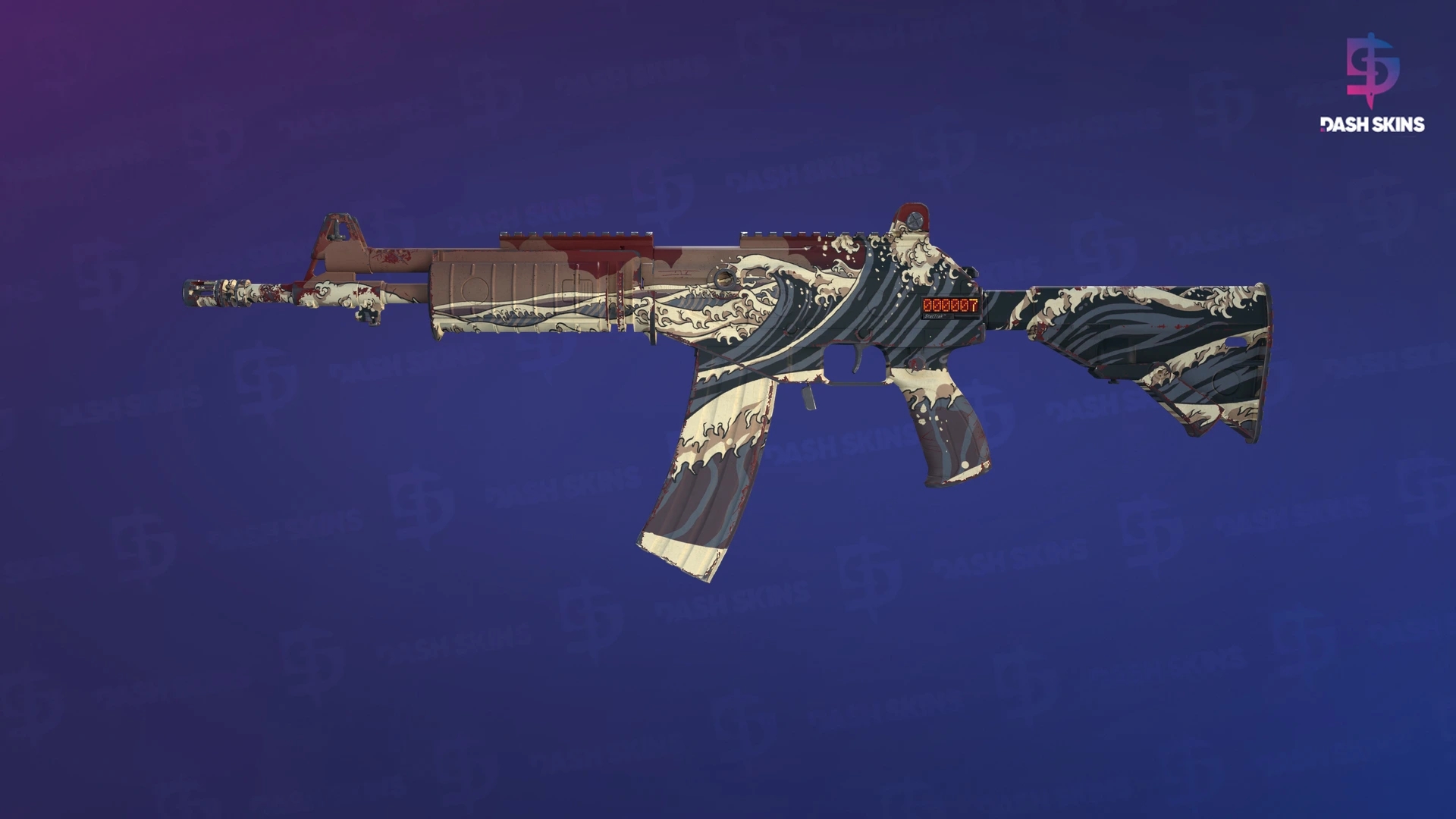 StatTrak™ Galil AR | Crimson Tsunami (Minimal Wear) Screenshot Playside