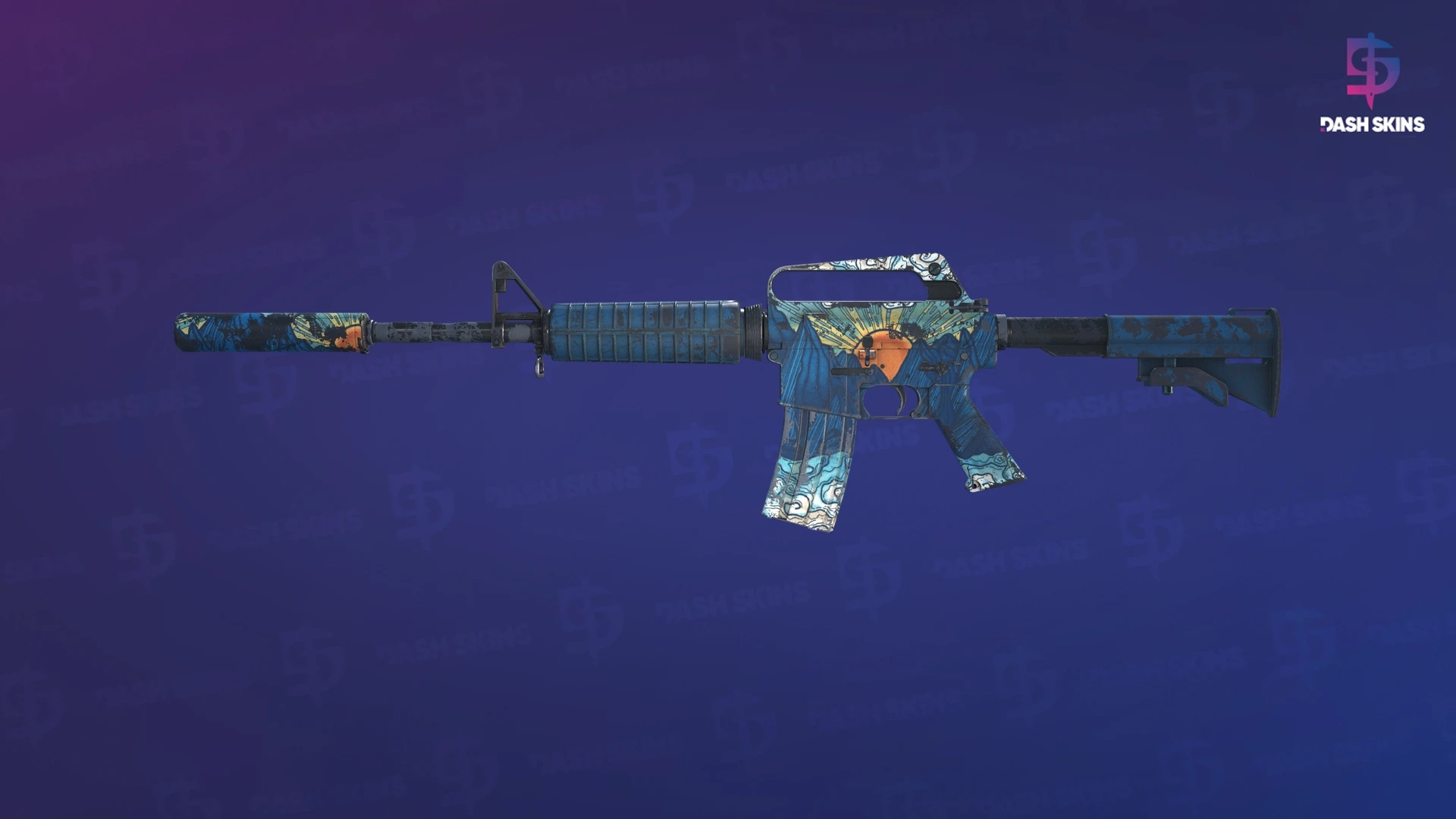 M4A1-S | Solitude (Battle-Scarred) Screenshot Playside