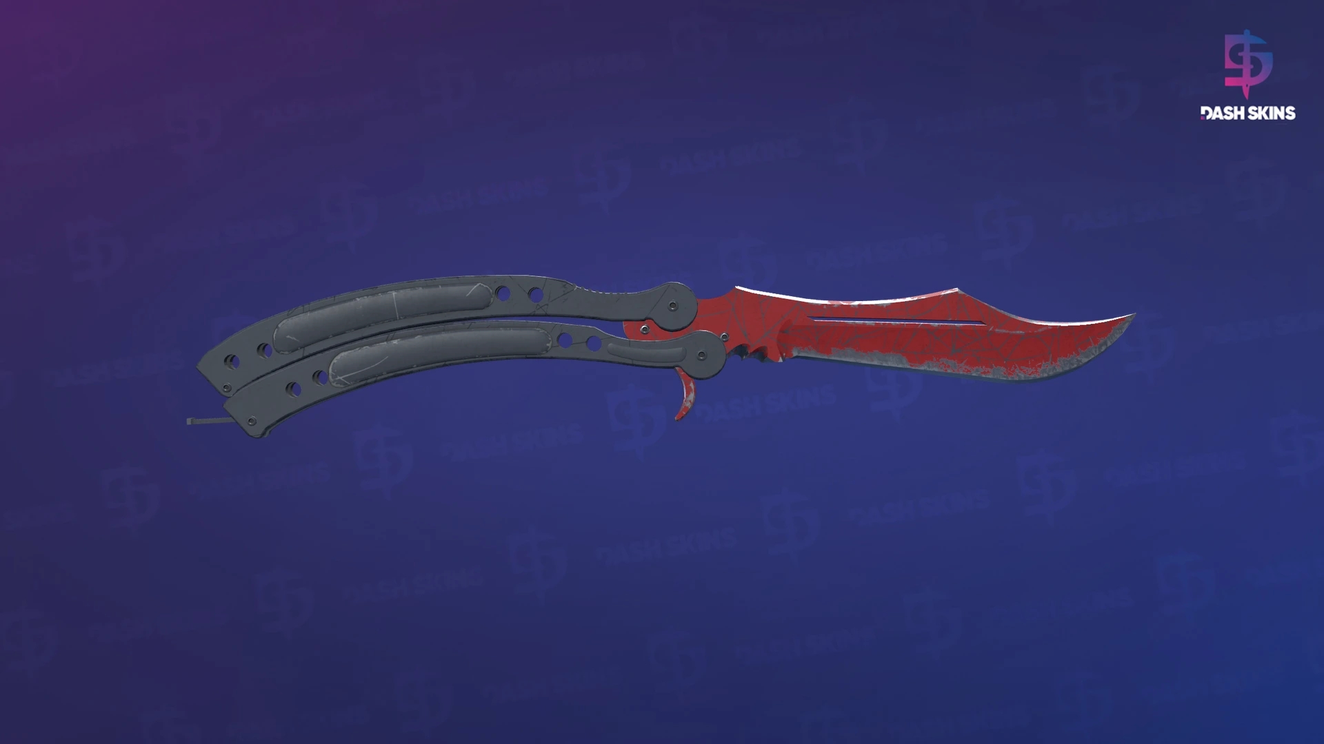 ★ Butterfly Knife | Crimson Web (Field-Tested) Screenshot Playside