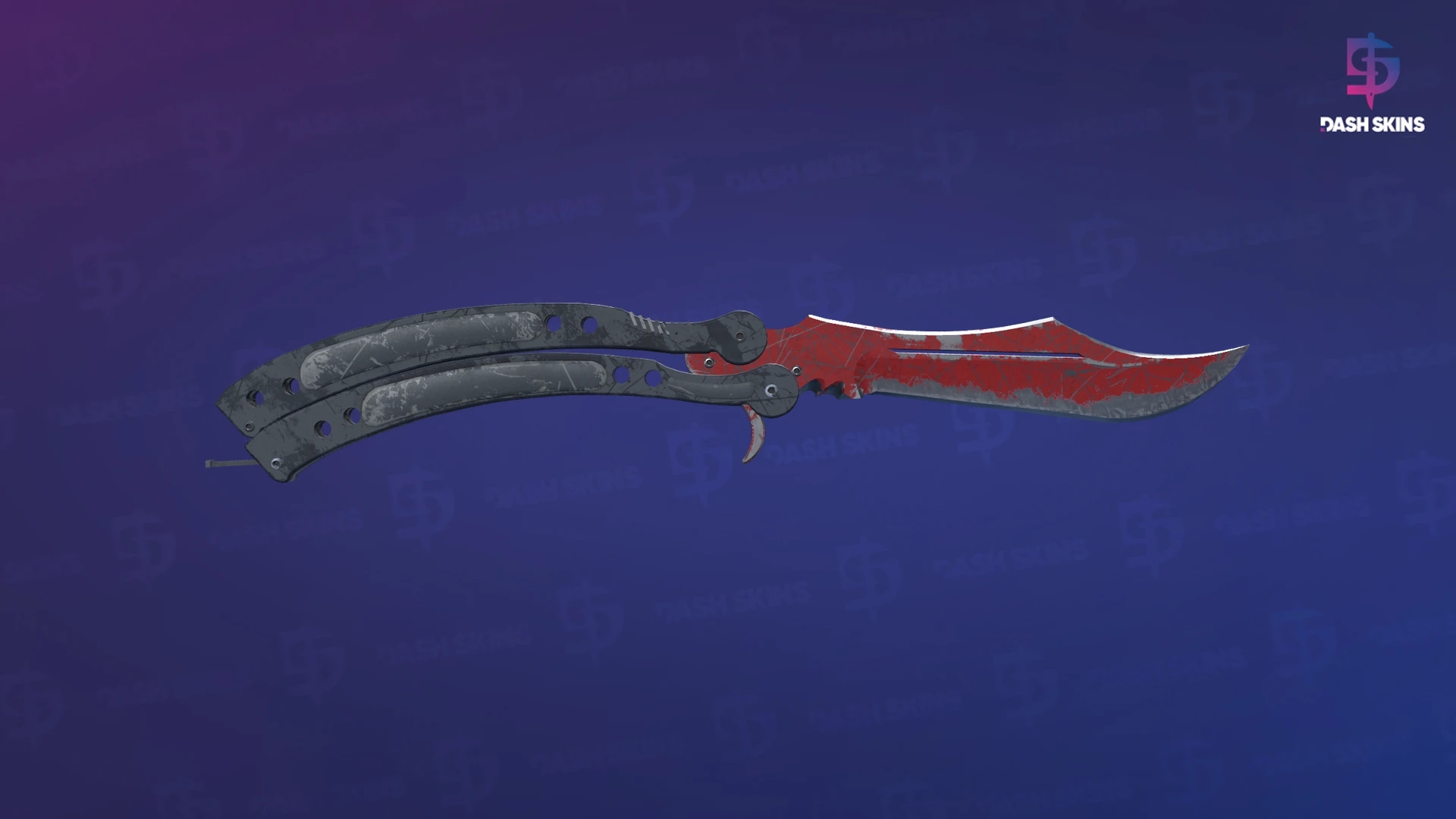 ★ Butterfly Knife | Crimson Web (Battle-Scarred) Screenshot Playside
