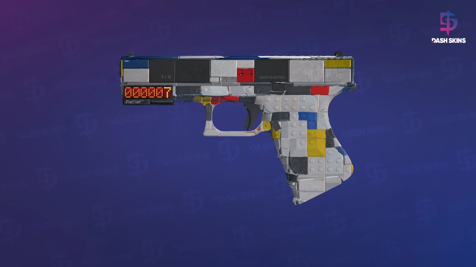 StatTrak™ Glock-18 | Block-18 (Field-Tested) Screenshot Playside