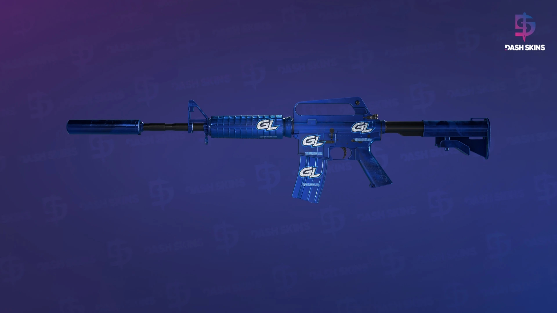 M4A1-S | Blue Phosphor (Factory New) Screenshot Playside
