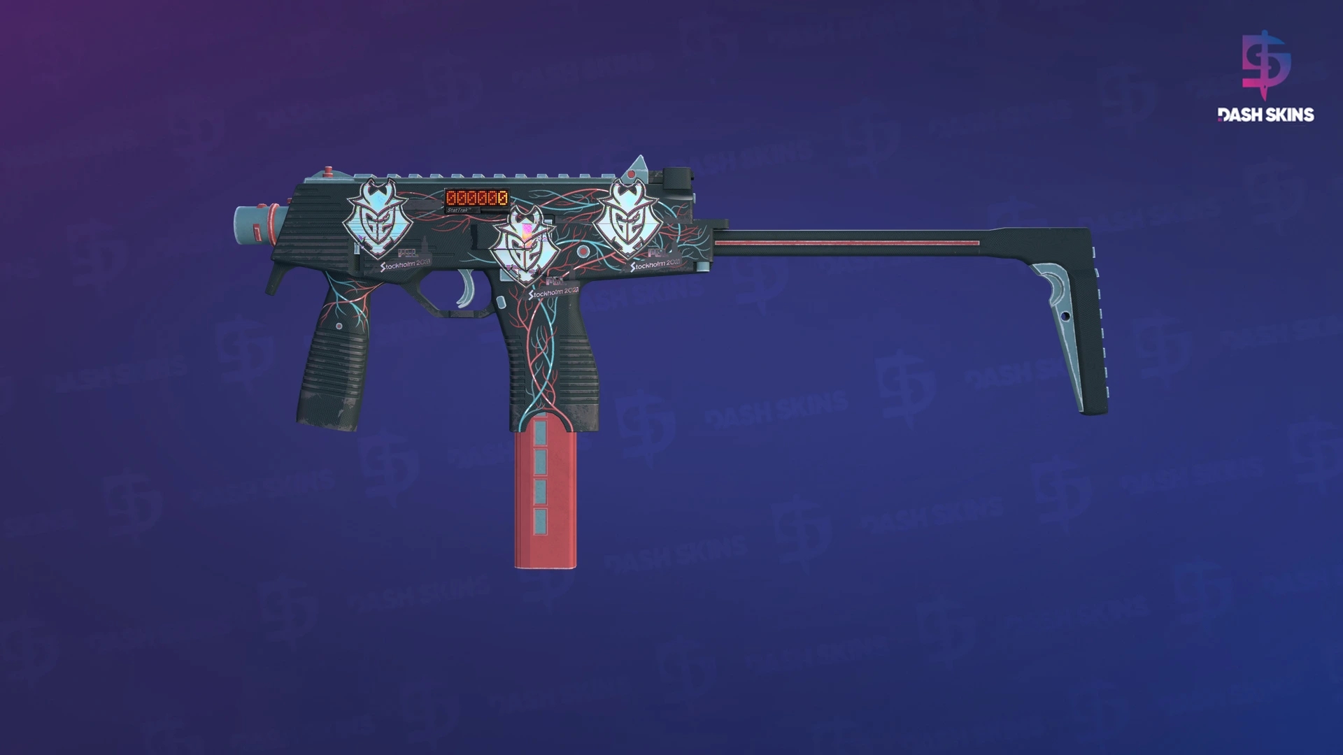 StatTrak™ MP9 | Capillary (Field-Tested) Screenshot Playside
