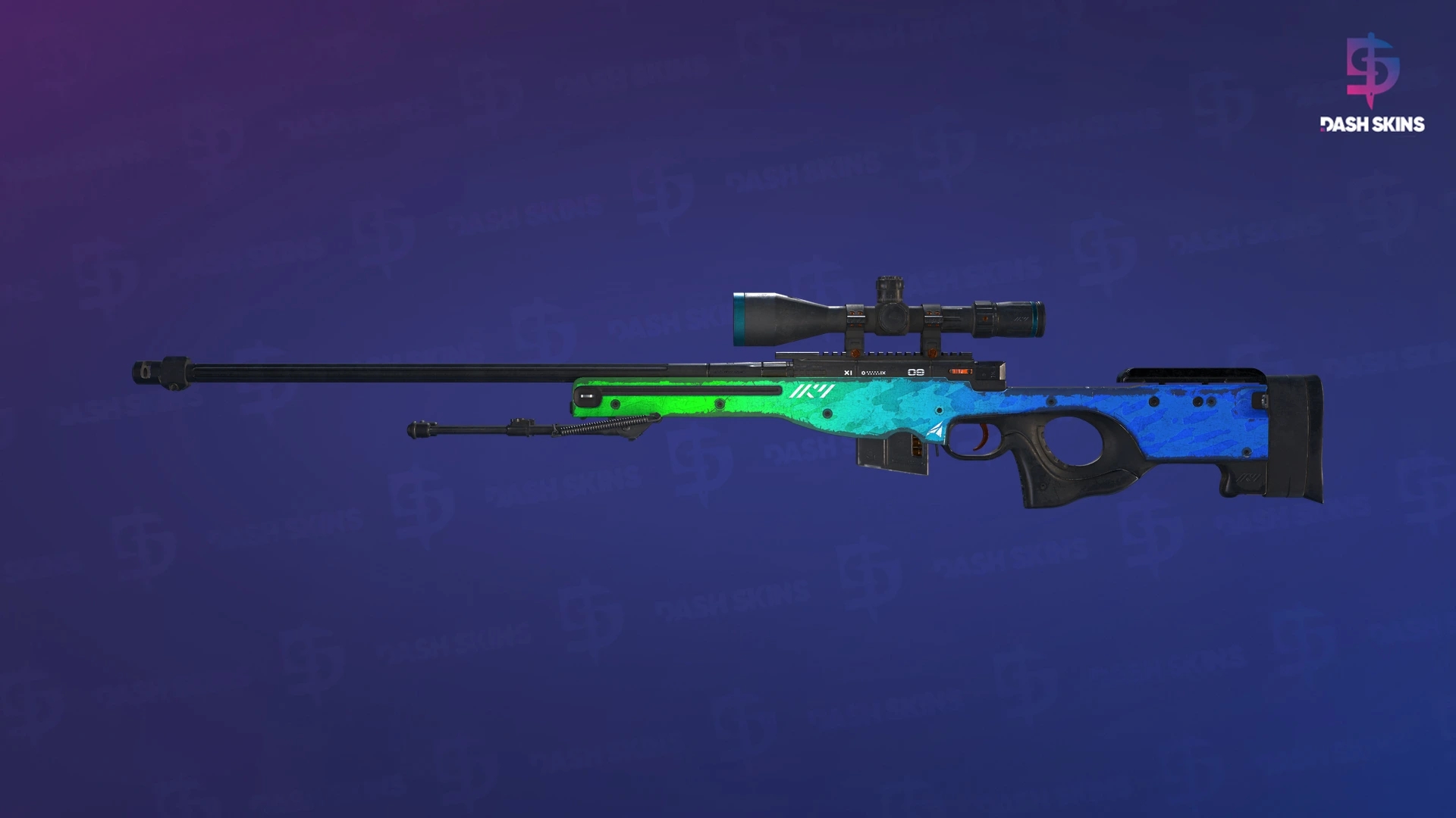 AWP | Ice Coaled (Battle-Scarred) Screenshot Playside