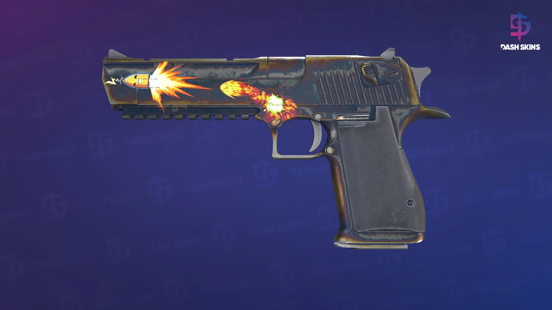 Desert Eagle | Heat Treated (Battle-Scarred) Screenshot Playside