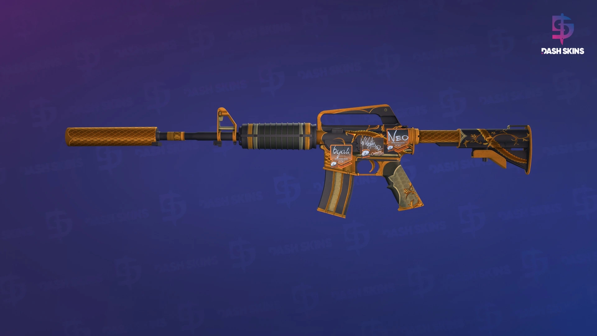 M4A1-S | Golden Coil (Field-Tested) Screenshot Playside