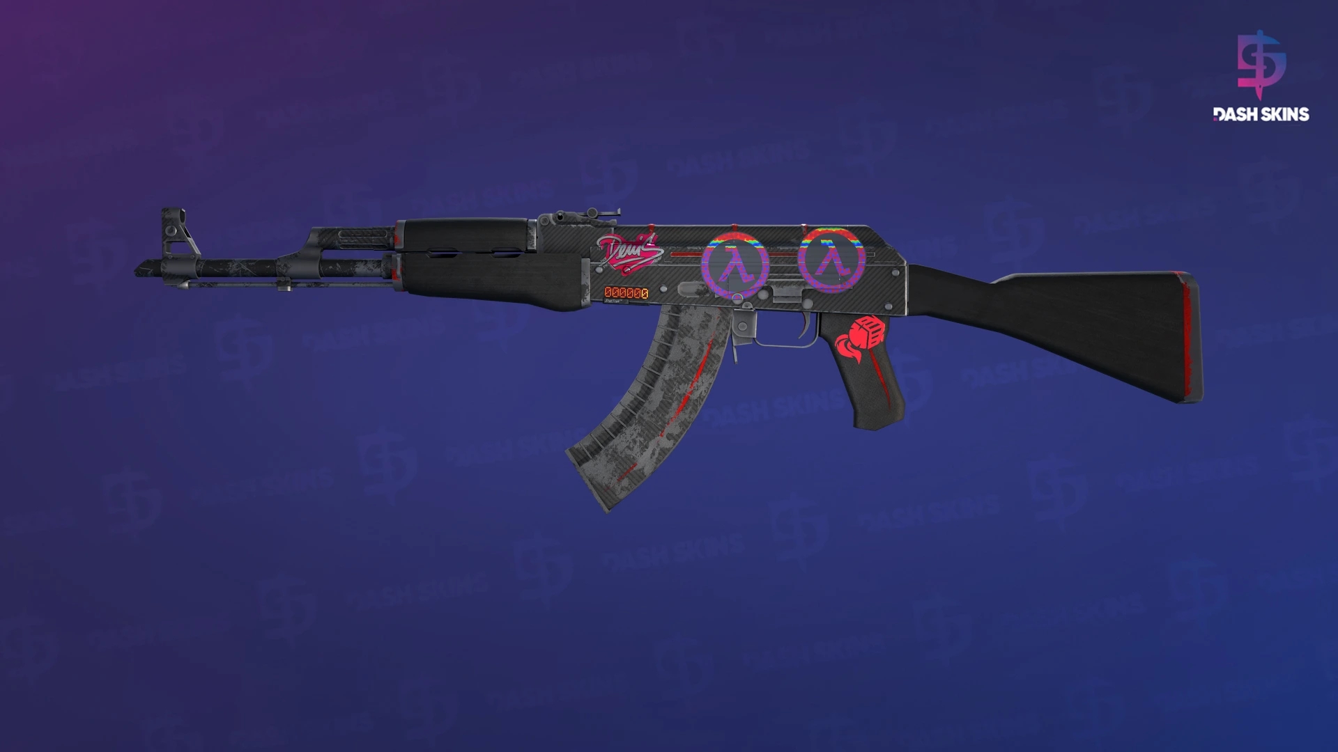 StatTrak™ AK-47 | Redline (Well-Worn) Screenshot Playside