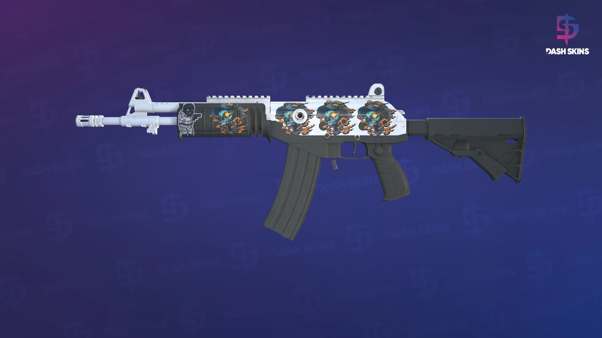 Galil AR | Tuxedo (Minimal Wear) Screenshot Playside