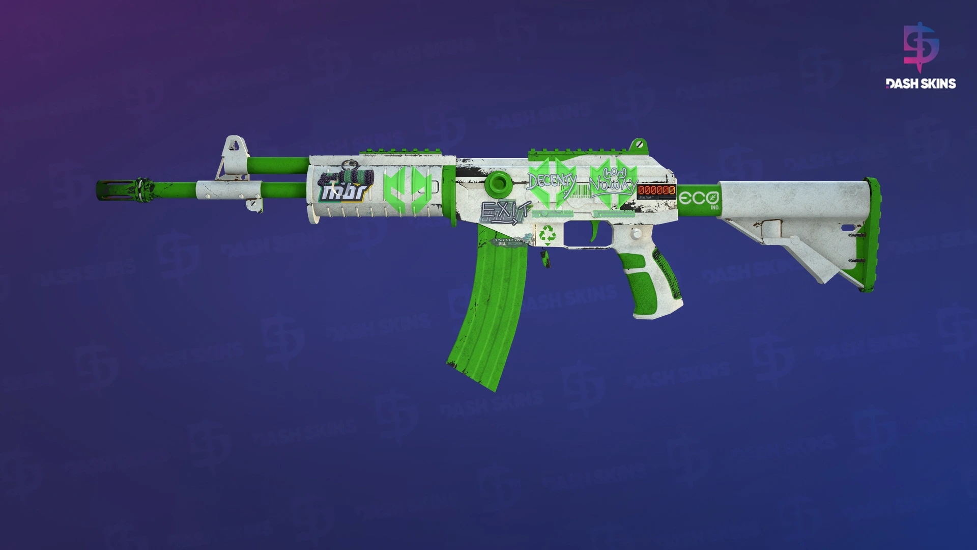 StatTrak™ Galil AR | Eco (Well-Worn) Screenshot Playside