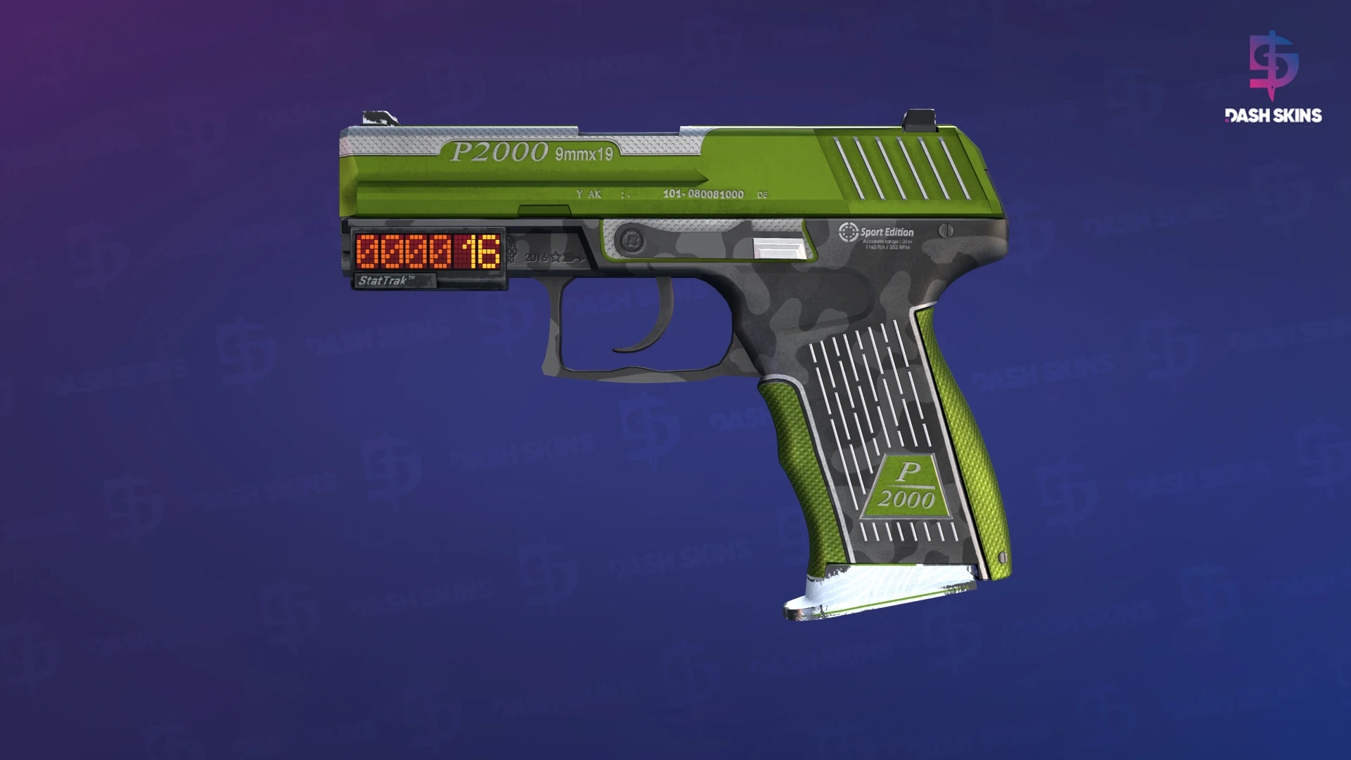 StatTrak™ P2000 | Turf (Minimal Wear) Screenshot Playside