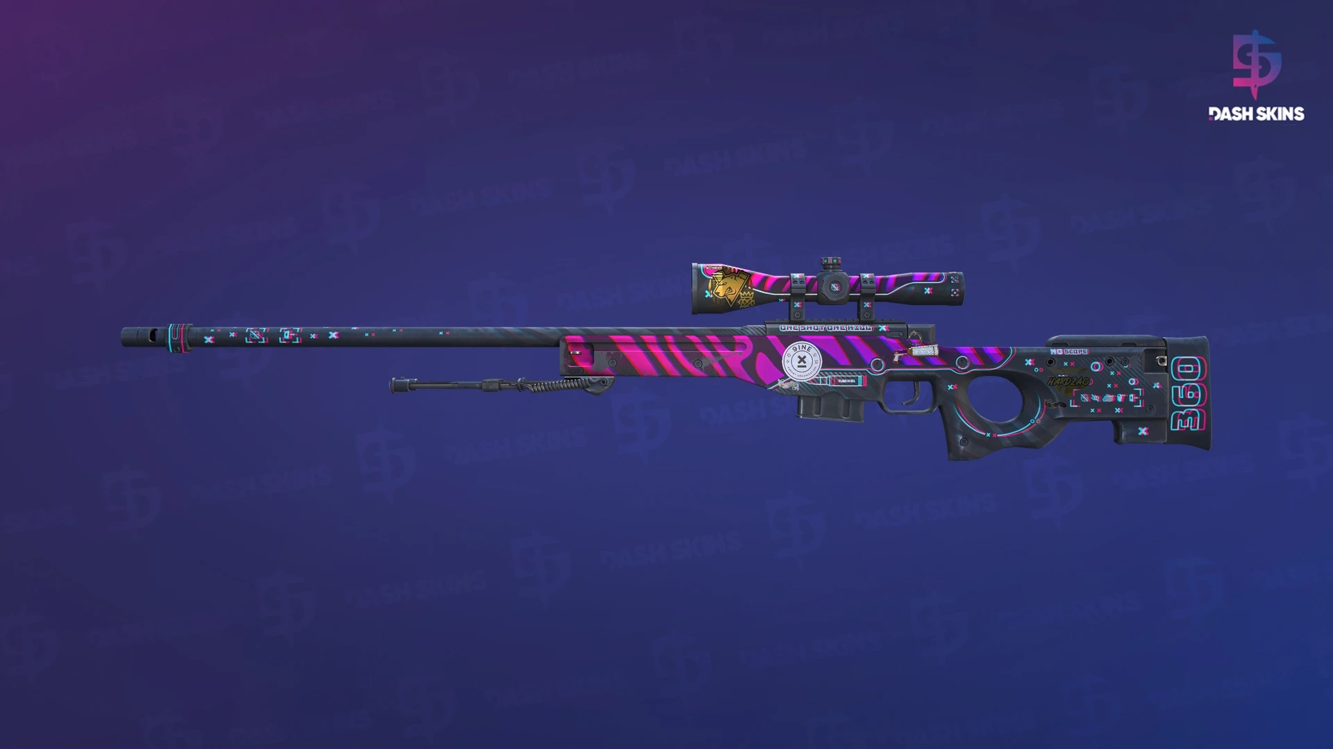 AWP | Chromatic Aberration (Field-Tested) Screenshot Playside