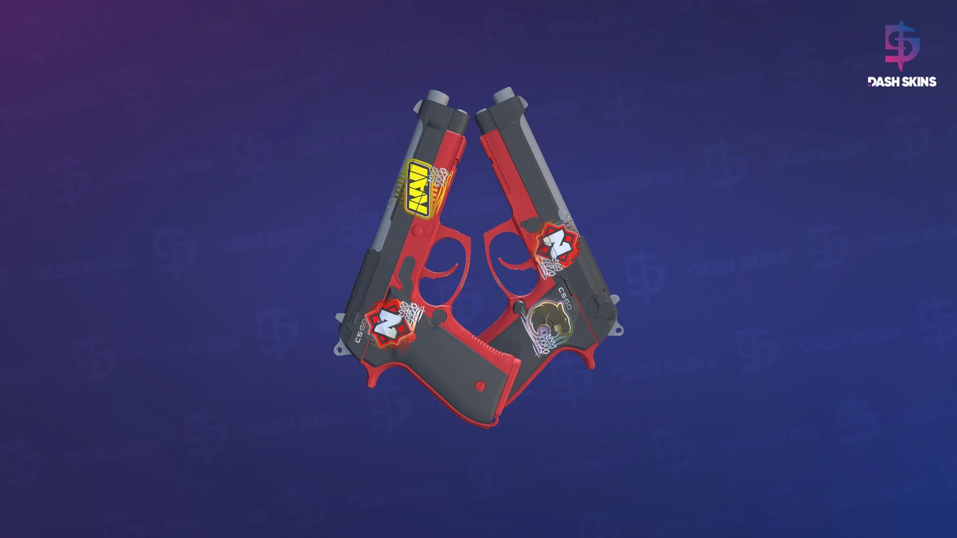Dual Berettas | Panther (Factory New) Screenshot Playside