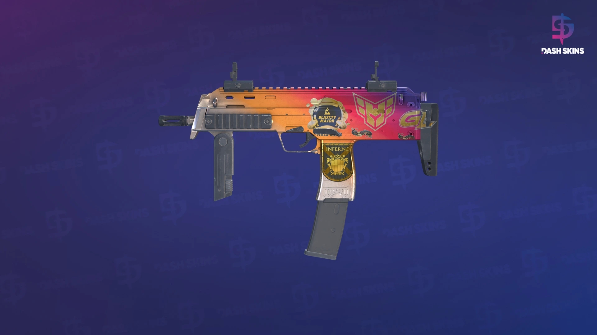 Souvenir MP7 | Fade (Minimal Wear) Screenshot Playside