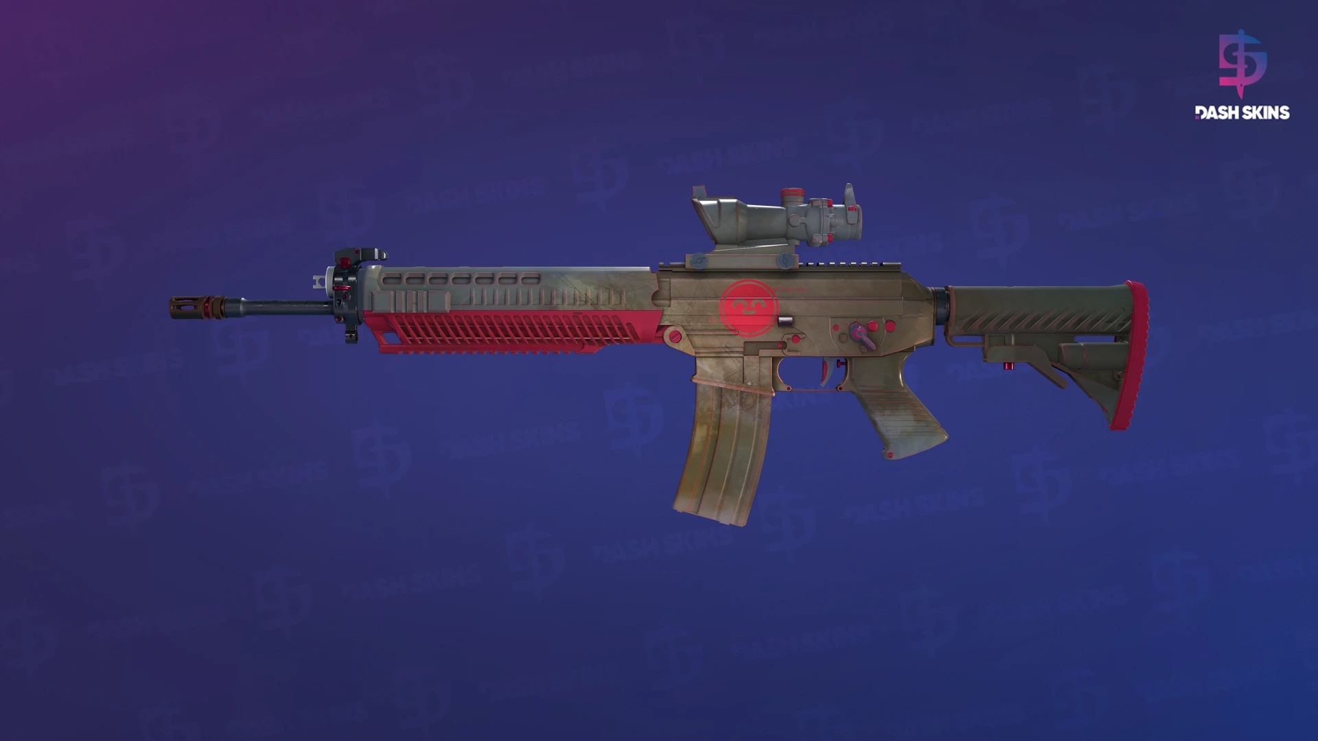 SG 553 | Berry Gel Coat (Minimal Wear) Screenshot Playside