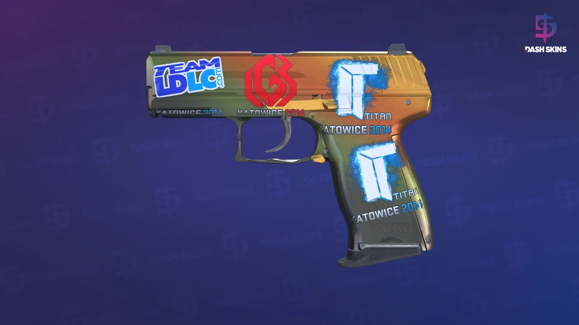P2000 | Amber Fade (Minimal Wear) Screenshot Playside